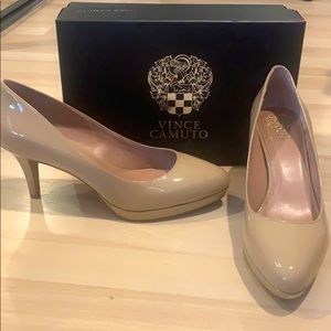 NEW Vince Camuto Patent Blush Heels, Size 11